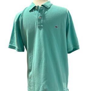 Vineyard Vines men’s size medium Green Polo Shirt Classic Casual Style